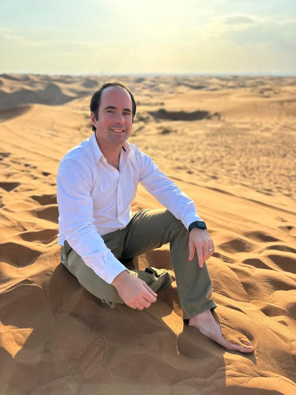 Antonio Tembleque en Desierto de Dubái