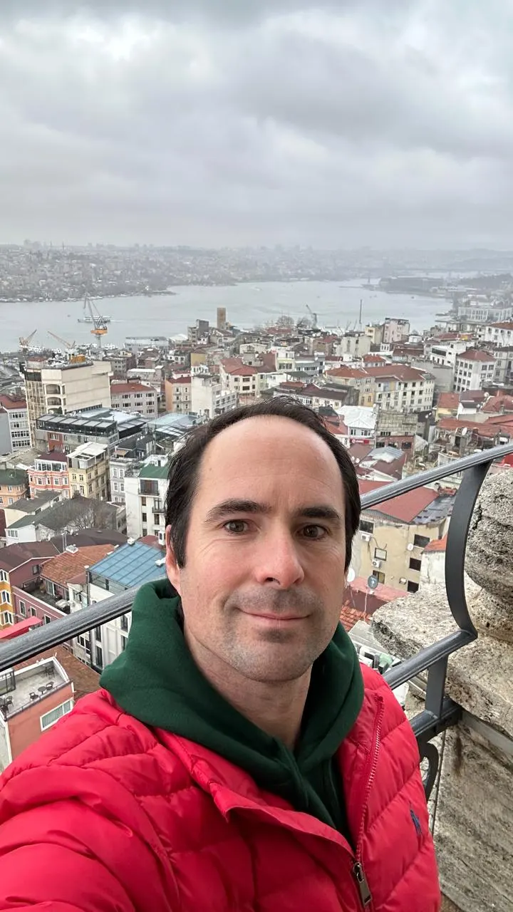 Antonio Tembleque en Estambul, desde la Torre de Gálata