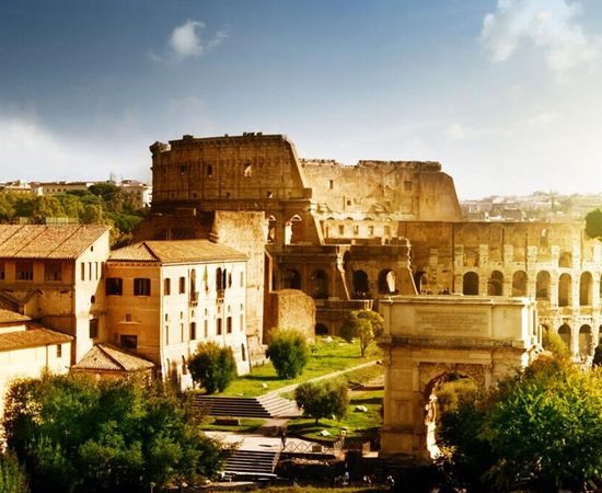 Coliseo y Foro de Roma