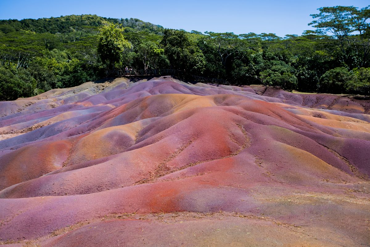 La tierra de siete colores de Chamarel