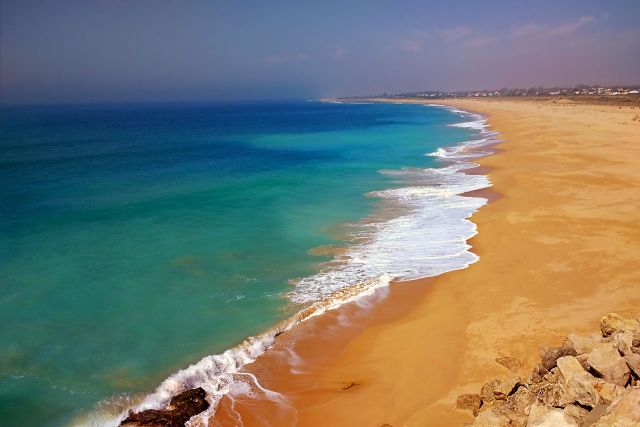 Playa de la costa de Cádiz