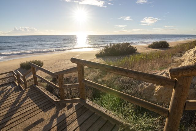 Playa de Cuesta Maneli, en la costa de Huelva