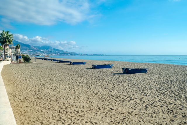 Playa de Fuengirola en la Costa del Sol